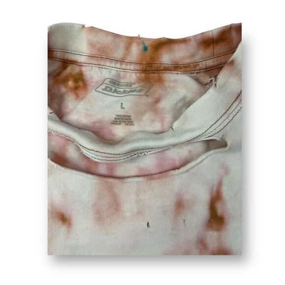 Dickies Cropped Tie Dye Distressed Top Size Large - Picture 7 of 7